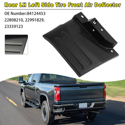 Deflettore d'aria anteriore per pneumatico posteriore sinistro per pickup Chevy Silverado LT 2014-2020