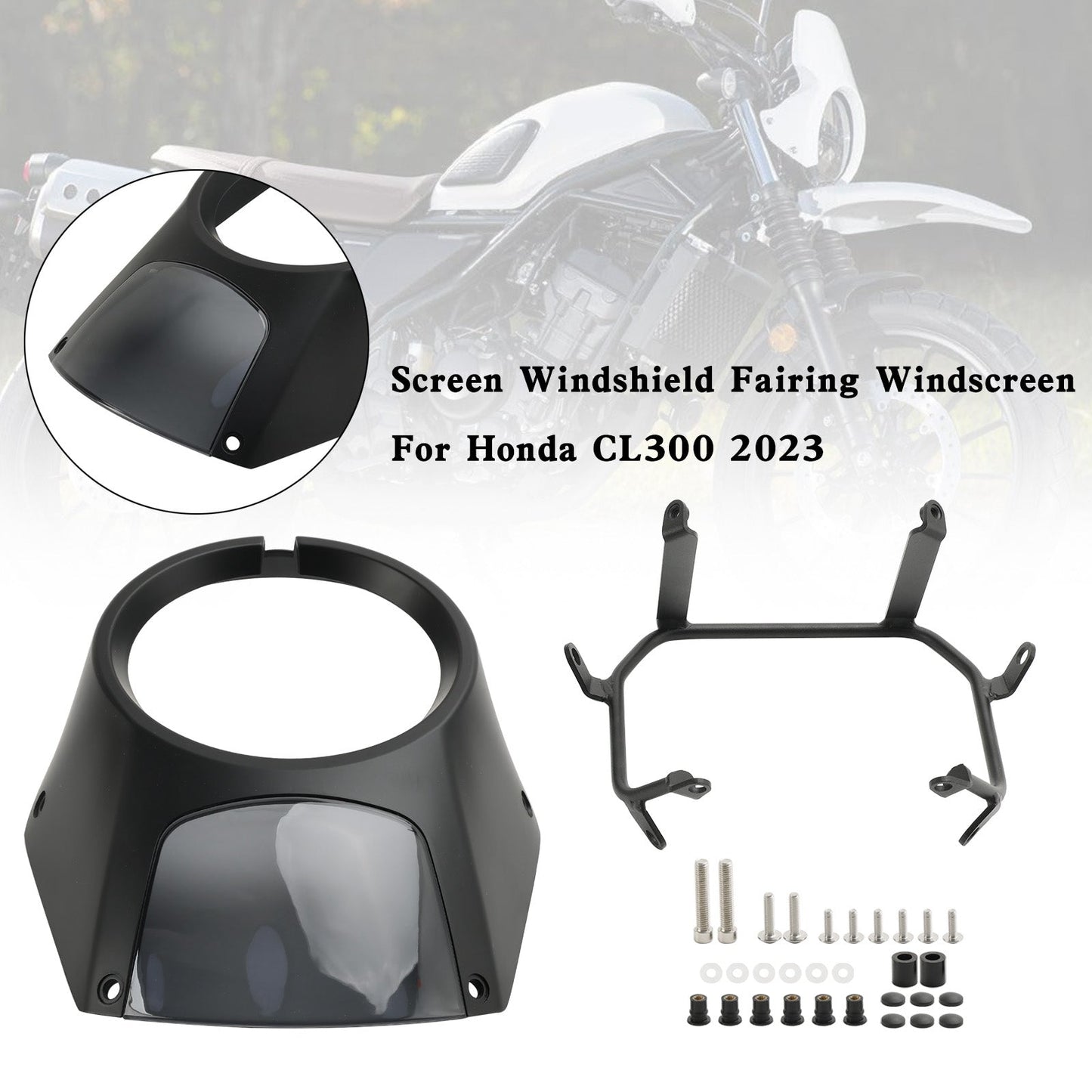 Parabrezza per cupolino per faro Honda CL300 2023