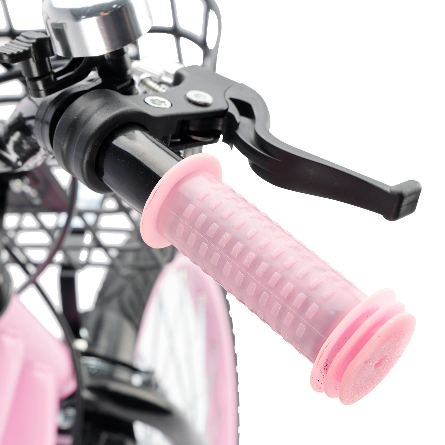 16 pollici di bici da bici per bambini sedile regolabile in bicicletta con ruote ausiliarie