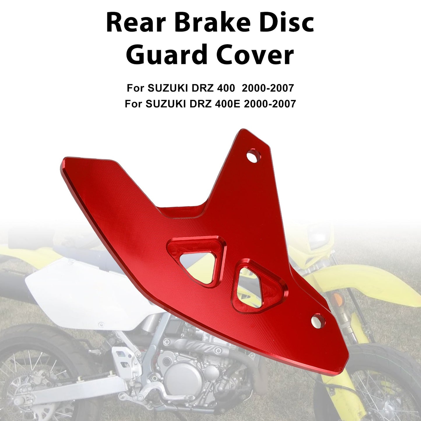 Copertura di protezione del disco freno posteriore per Suzuki DR-Z400SM 2000-2024 DRZ400/S/E