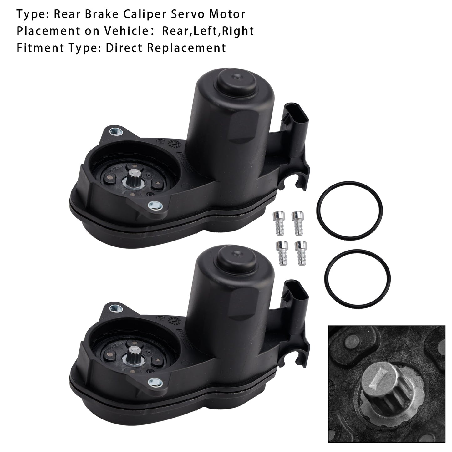Coppia di servomotori per pinza freno posteriore per BENZ W166 X166 GLE350 ML350 1669065401