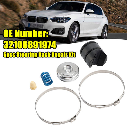 6x 32106891974 Kit di riparazione cremagliera sterzo per BMW F20 F30 1 2 3 4 X1 X3 X4