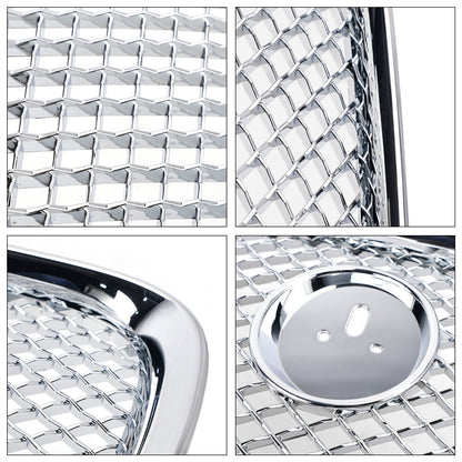 Griglia paraurti anteriore stile Jaguar XF XF-R 2012-2015 cromata