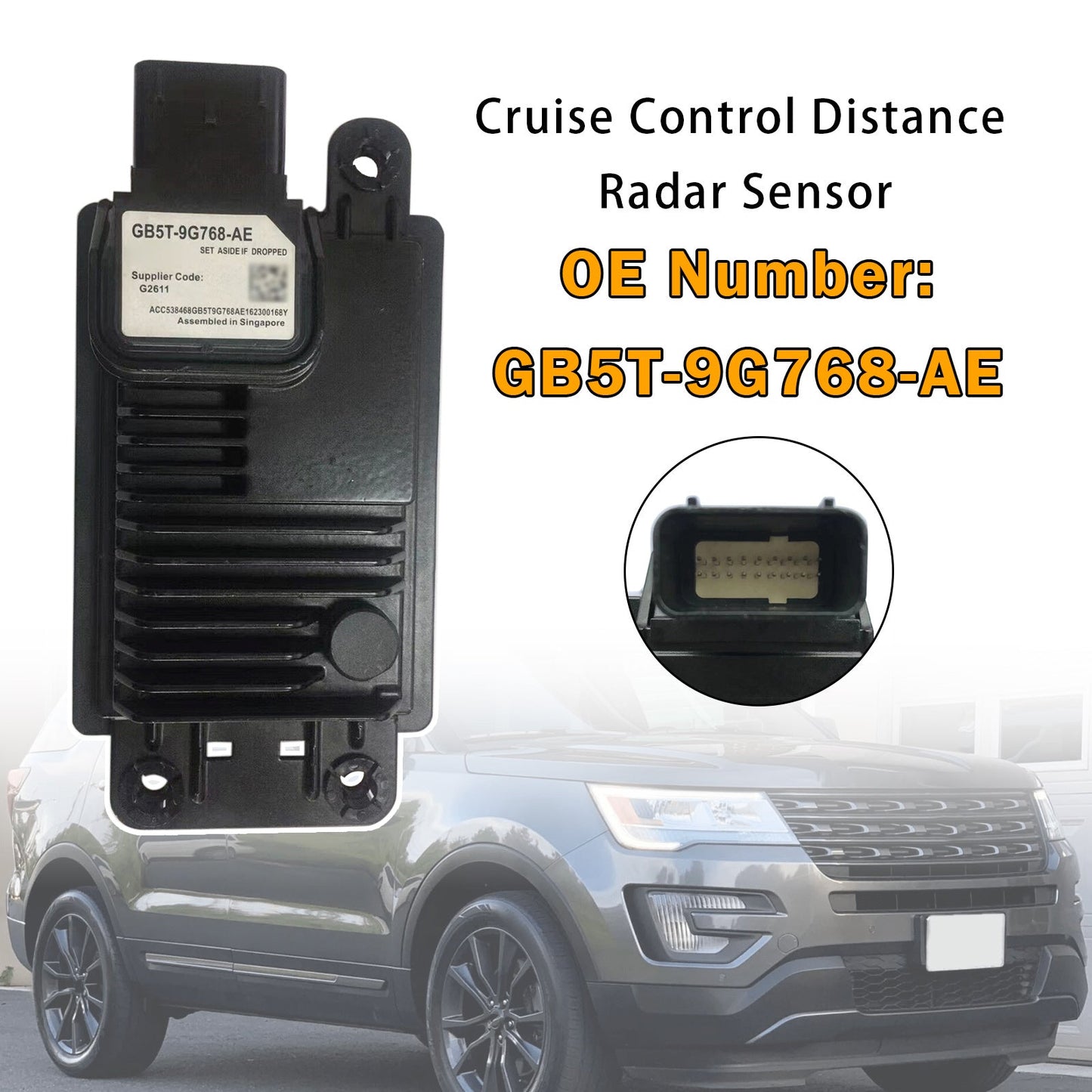Sensore radar per cruise control adattivo per Ford Explorer 2003-2019 GB5T-9G768-AE