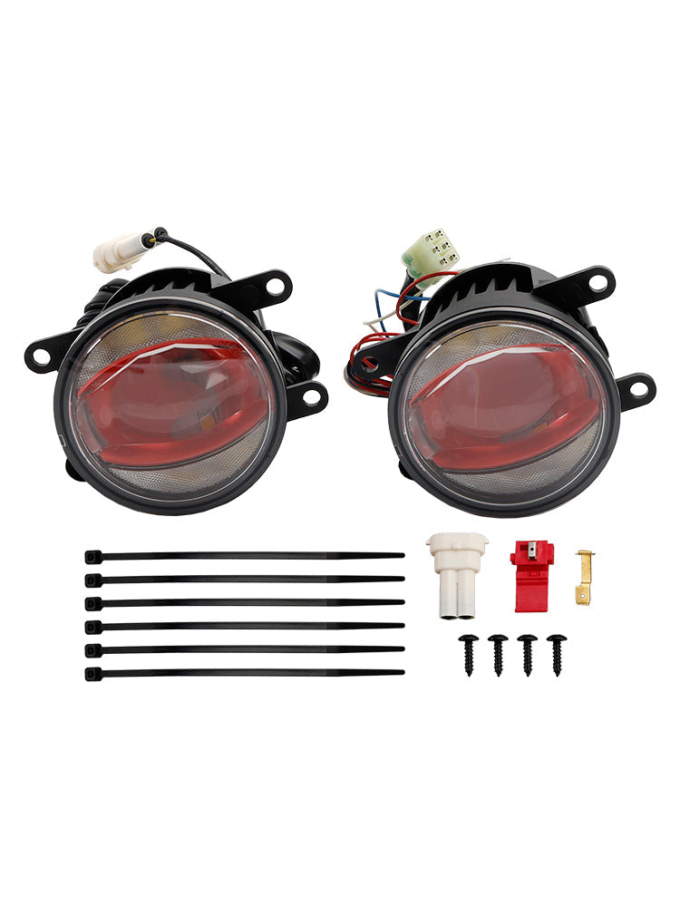 Luce auto Ledtiving FOG DRL Pink Edition 90MM 6000K per OSRAM