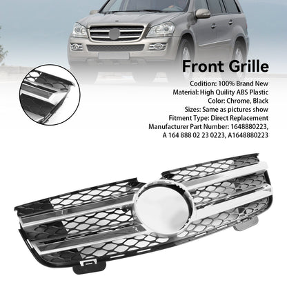 Per Mercedes Benz Classe GL X164 2007-2009 Griglia paraurti anteriore cromata