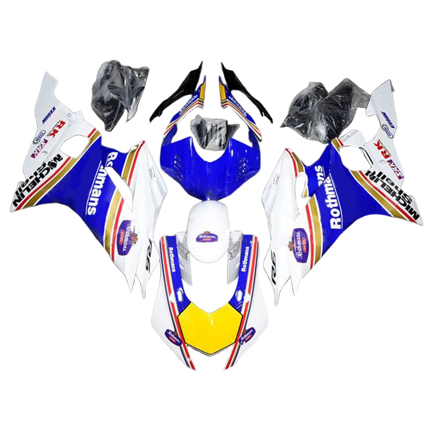 Kit carenatura iniezione Yamaha YZF-R6 2017-2023 Carrozzeria in plastica ABS