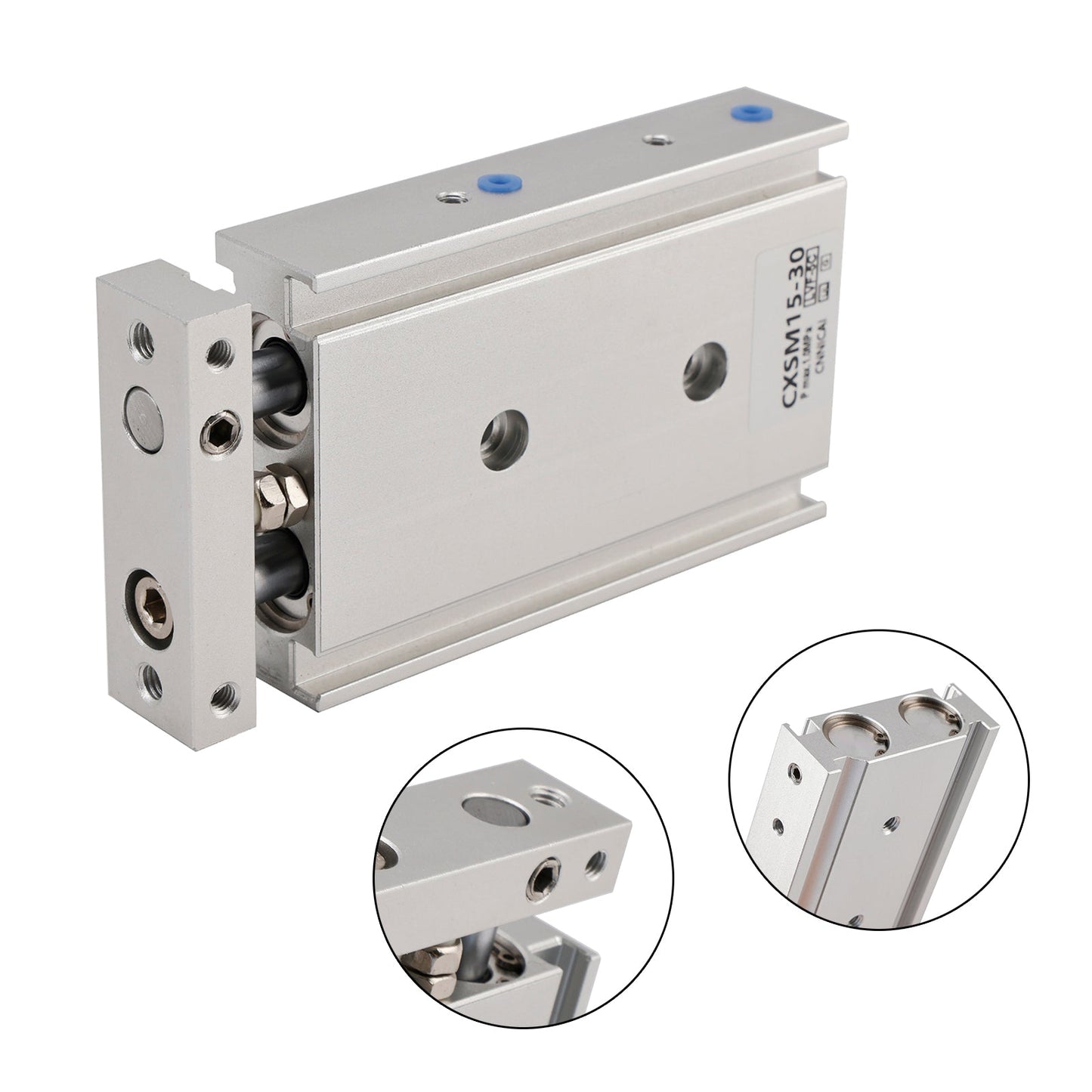 Cilindro pneumatico SMC CXSM15-30 a doppio stelo, doppio effetto
