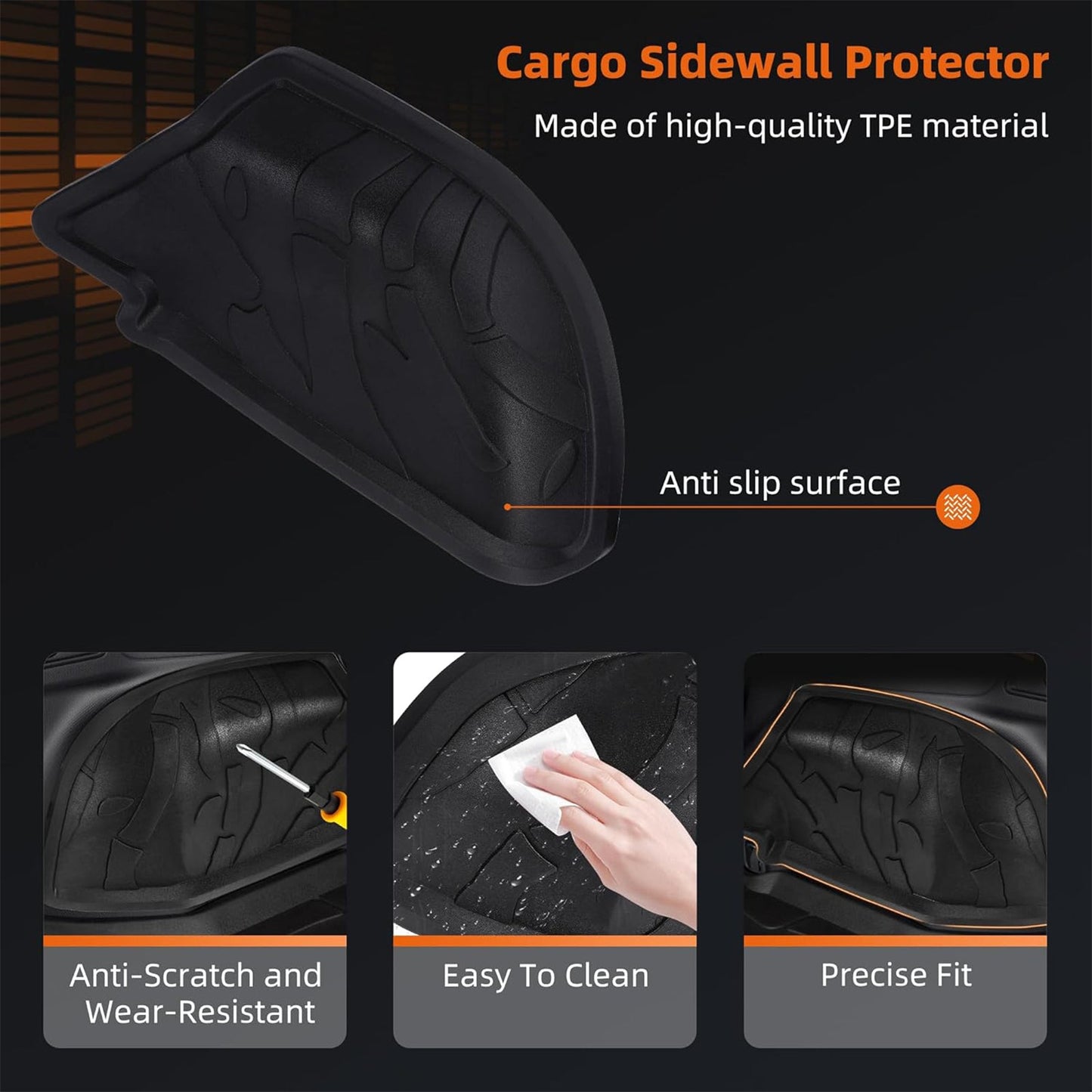 Set di protezioni laterali per il vano di carico J501SSJ340 per Subaru Forester 2019-2024