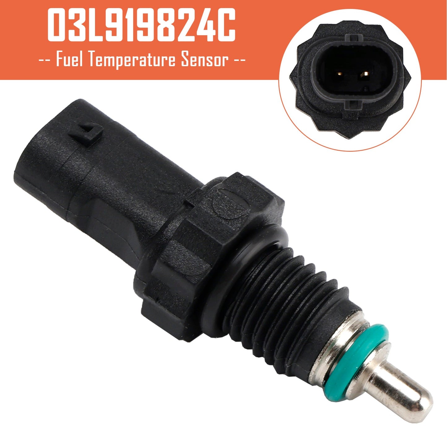 Sensore temperatura carburante per VW PASSAT 1.6D 2.0D 05-14 Lucas 03L919824C