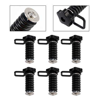 6 pezzi di anelli flessibili di ancoraggio per carico da 1 pollice per Polaris RZR Sportsman Ace 2013-2025