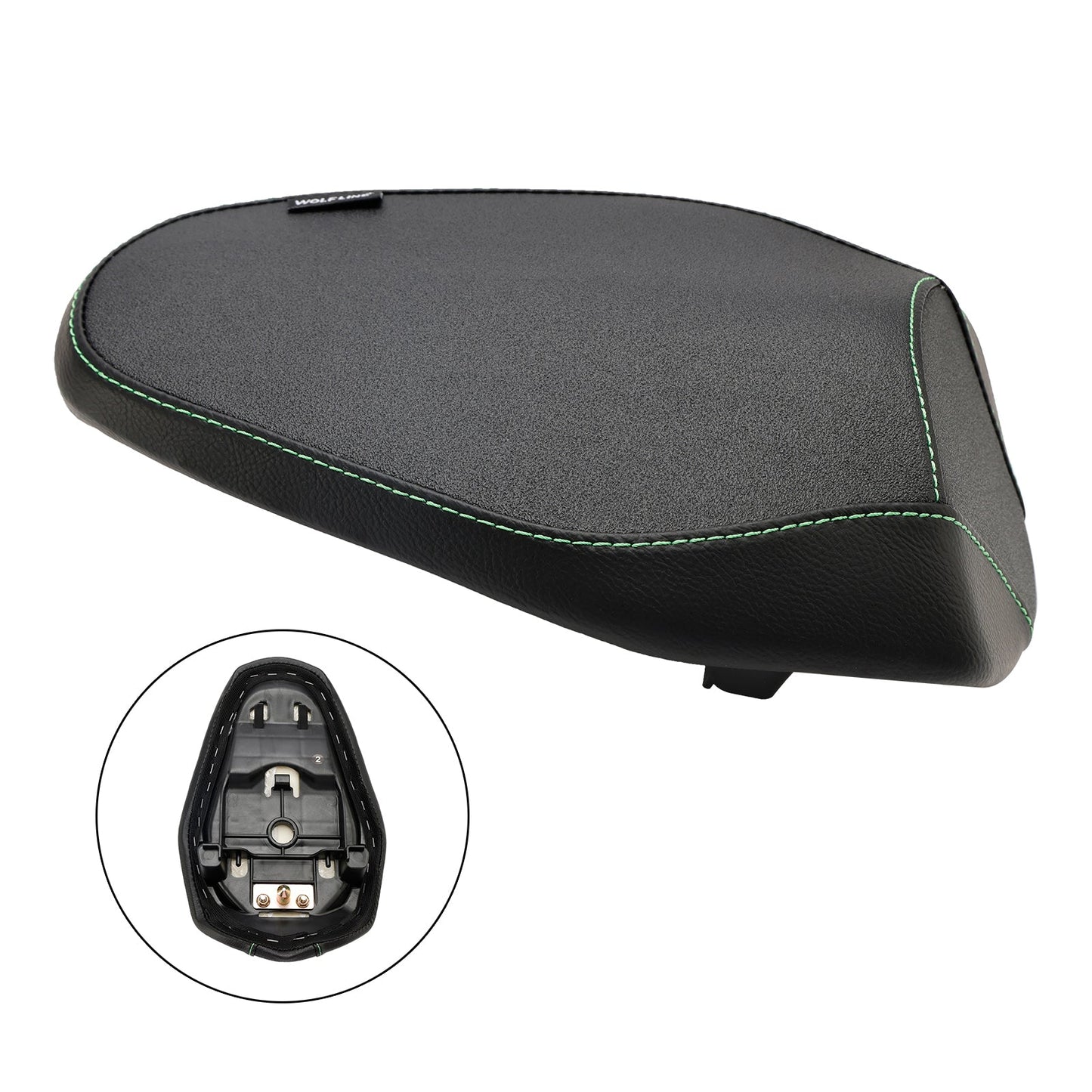 Cuscino per sedile passeggero posteriore Kawasaki Zx-4R Zx-4Rr 2023, colore nero piatto