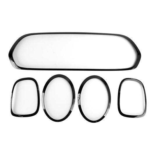 2014-2021 Mini Cooper F55 F56 F57 Griglia nera + faro + rivestimento fanale posteriore