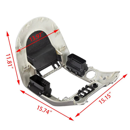 2004-2006 Per Nissan Titan SE e XE SENZA altoparlante centrale Cornice centrale per autoradio Pannello strumenti 68257-7S000