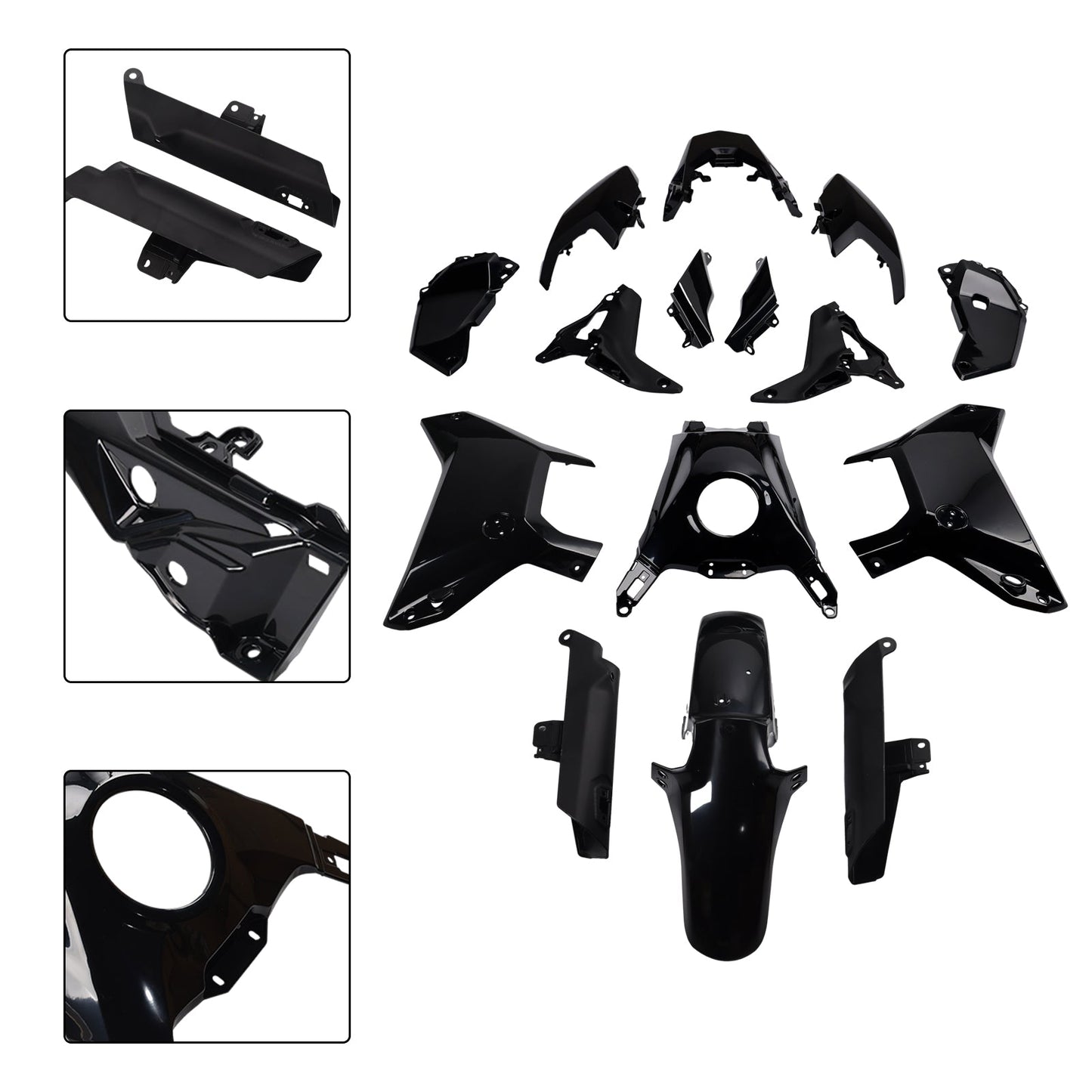 Carene iniettate non verniciate per Yamaha Tenere 700 T700S 2025-2026