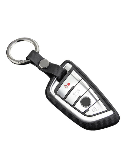 Custodia in similpelle e silicone per chiave auto con fibbia per BMW