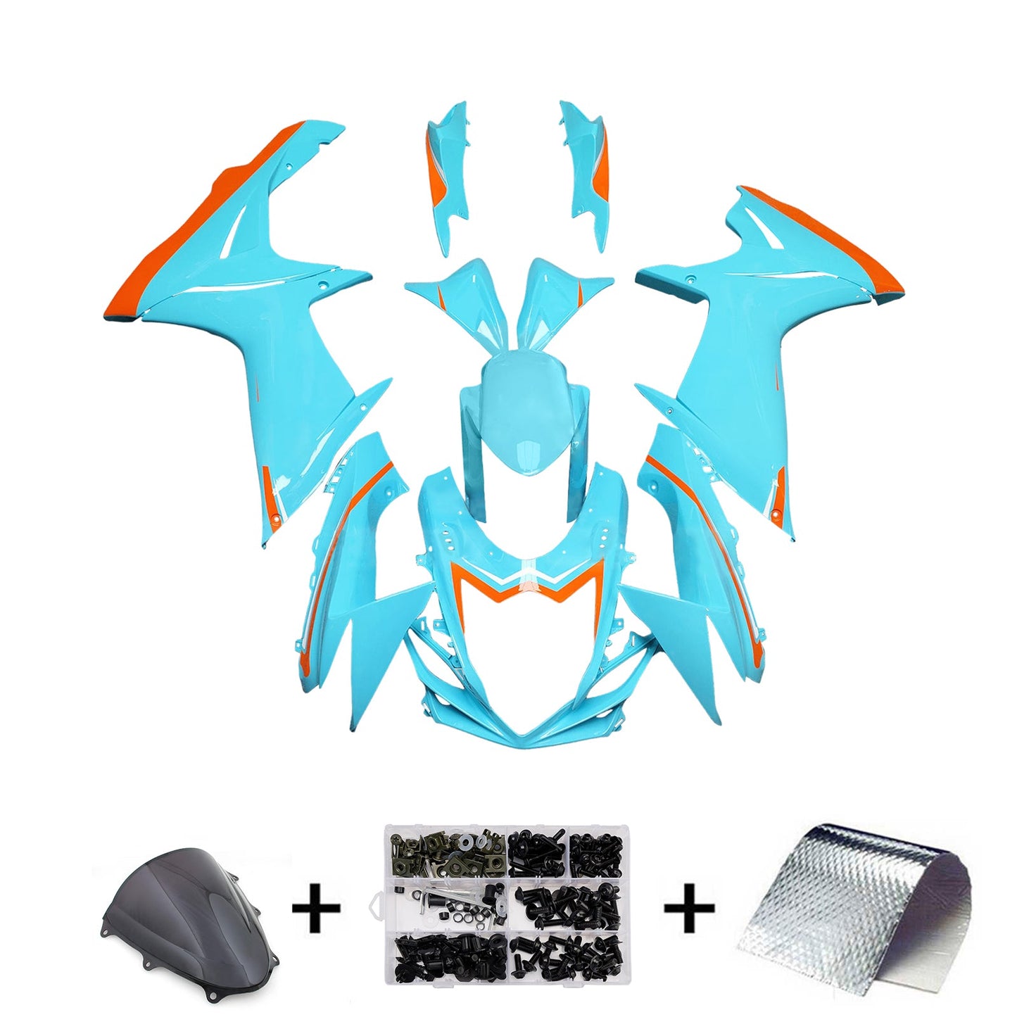 Kit carenatura iniezione plastica ABS per Suzuki GSXR 600/750 2011-2026 K11