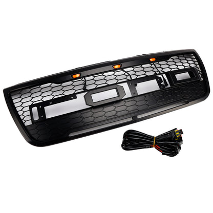 Griglia paraurti anteriore superiore grigia Ford Explorer 2012-2015 con luci