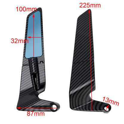 Specchietti retrovisori Winglet per Aprilia Tuono 660 Tuono V4 1100 RR Factory 15-25