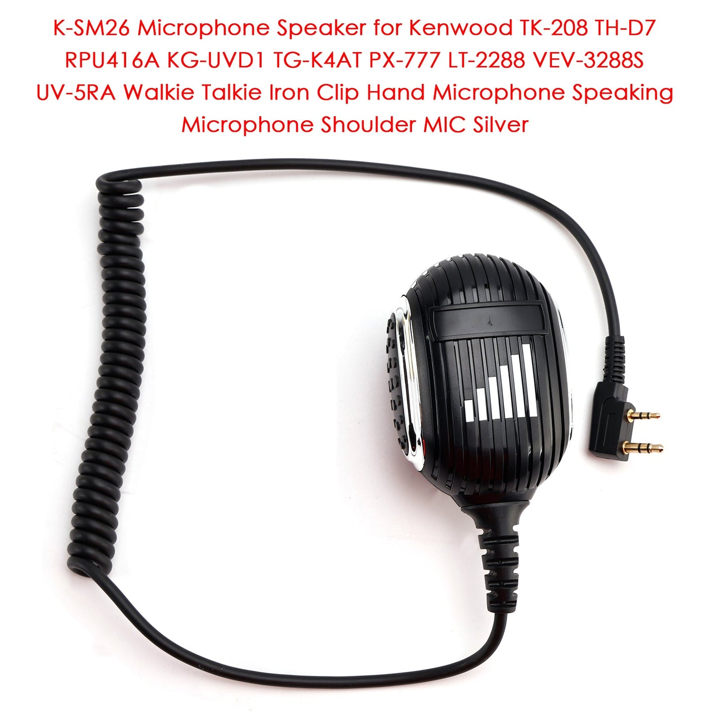 Altoparlante per microfono K-SM26 per TK-220 TH-F6 RPU499A KG669 TG-2AT PX333 LT-3288