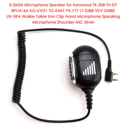 Altoparlante per microfono K-SM26 per TK-220 TH-F6 RPU499A KG669 TG-2AT PX333 LT-3288