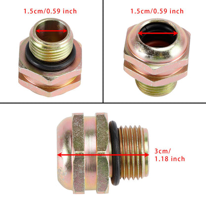 Connettore rapido per tubo di raffreddamento della trasmissione 2 pezzi 800-617 per modelli Ford Mercury