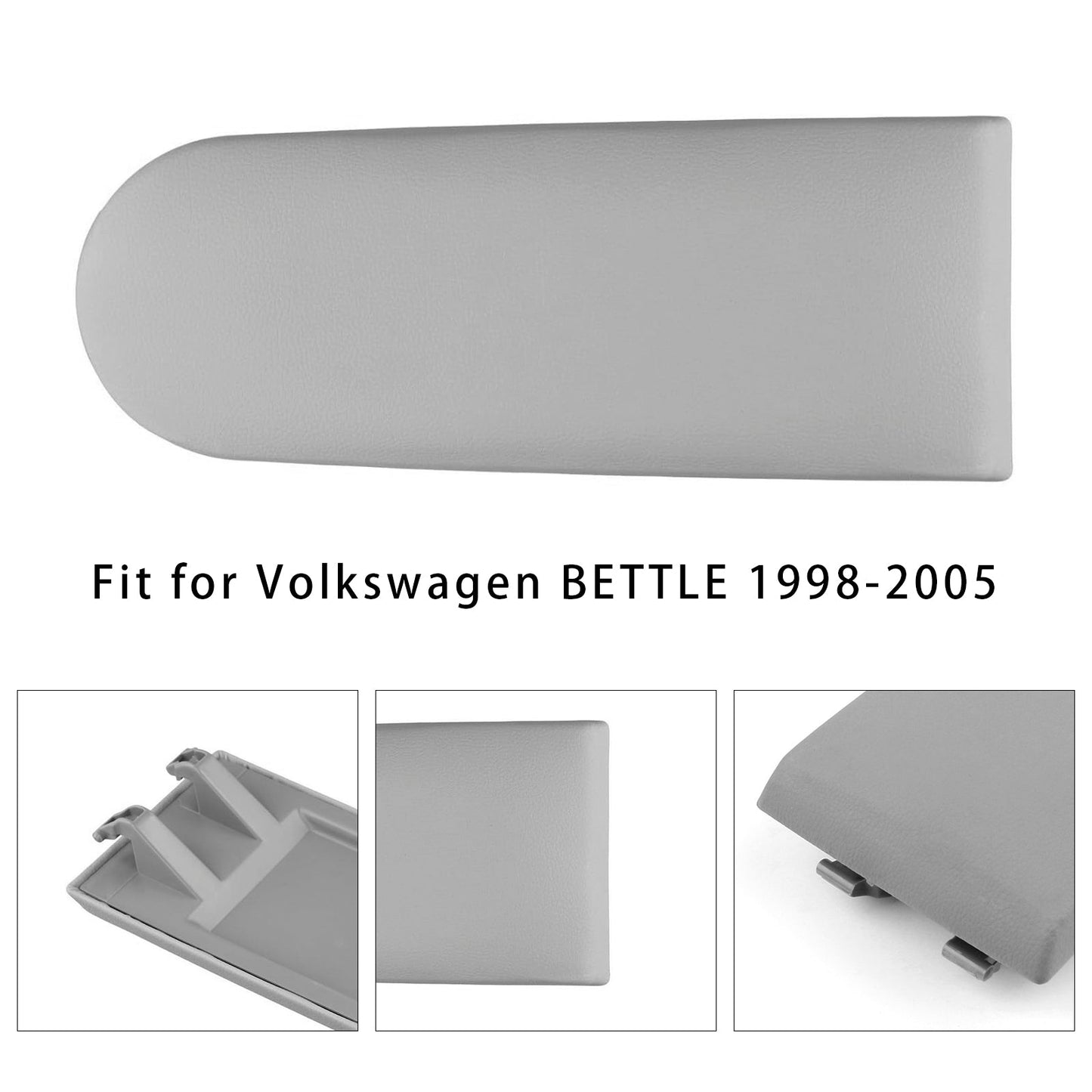 Coperchio della console centrale del bracciolo in pelle grigia per VW MK4 Jetta Bora Golf 18D867173
