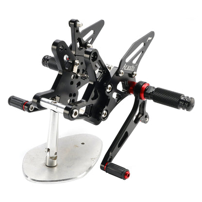 Pedane arretrate in alluminio CNC Kawasaki Ninja ZX6R ZX636 2024-2025