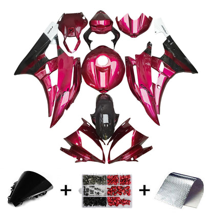 Kit carenatura iniezione plastica ABS per Yamaha YZFR6 YZF-R6 2006-2007