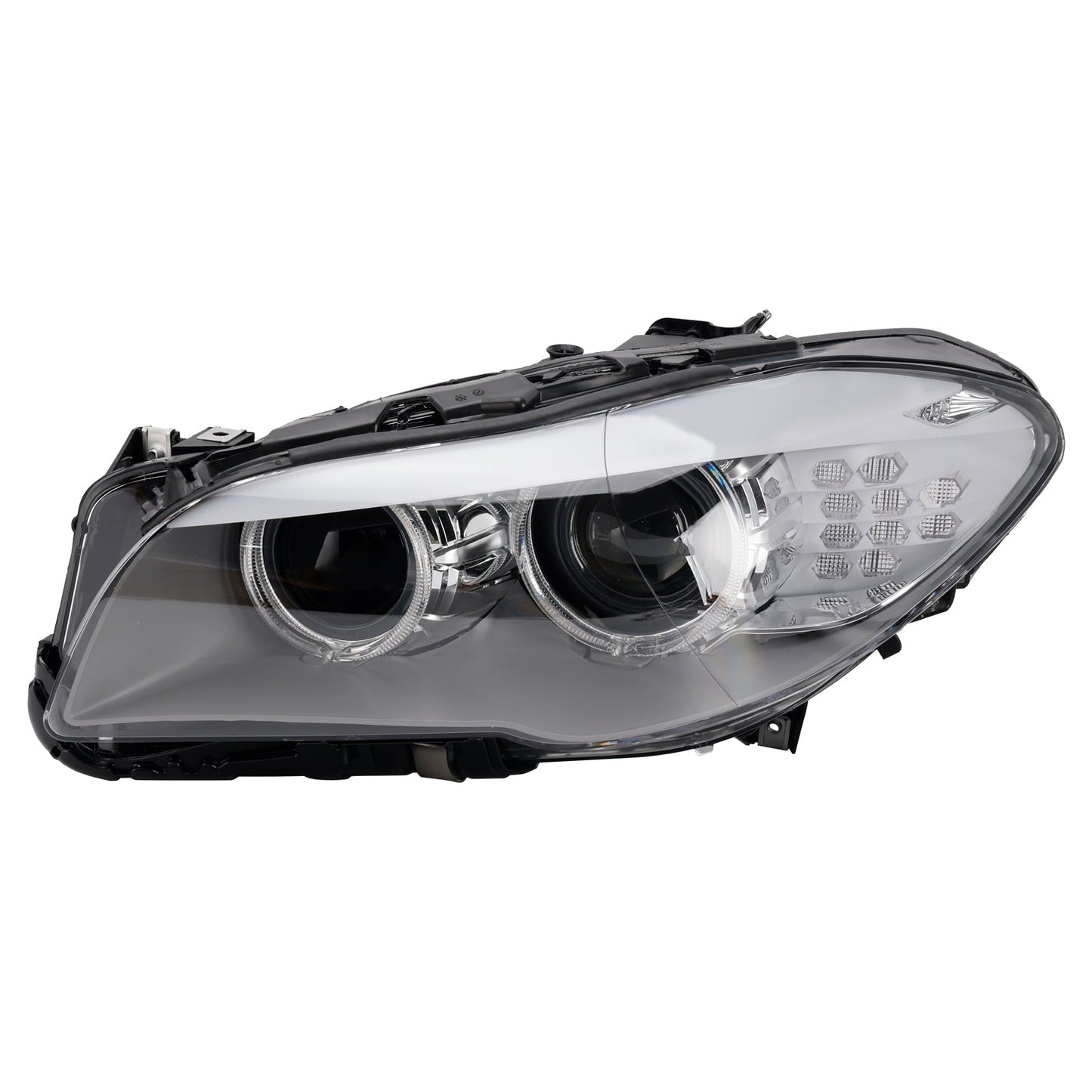 Faro sinistro a LED Xenon DRL per BMW Serie 5 F10 berlina (2010-2013) senza AFS (codice 63117271909)