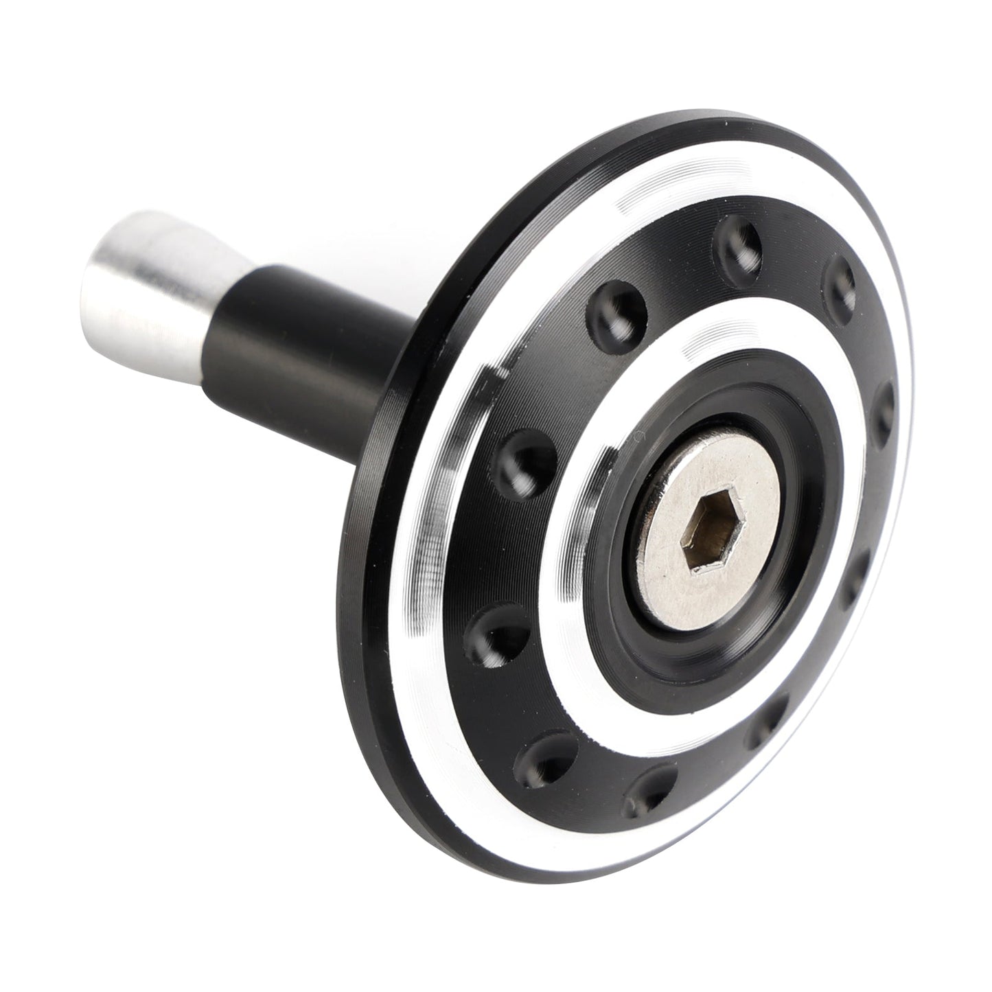 Tappo tappo telaio foro in alluminio CNC per Bonneville T100 e T120 2016-2024 nero