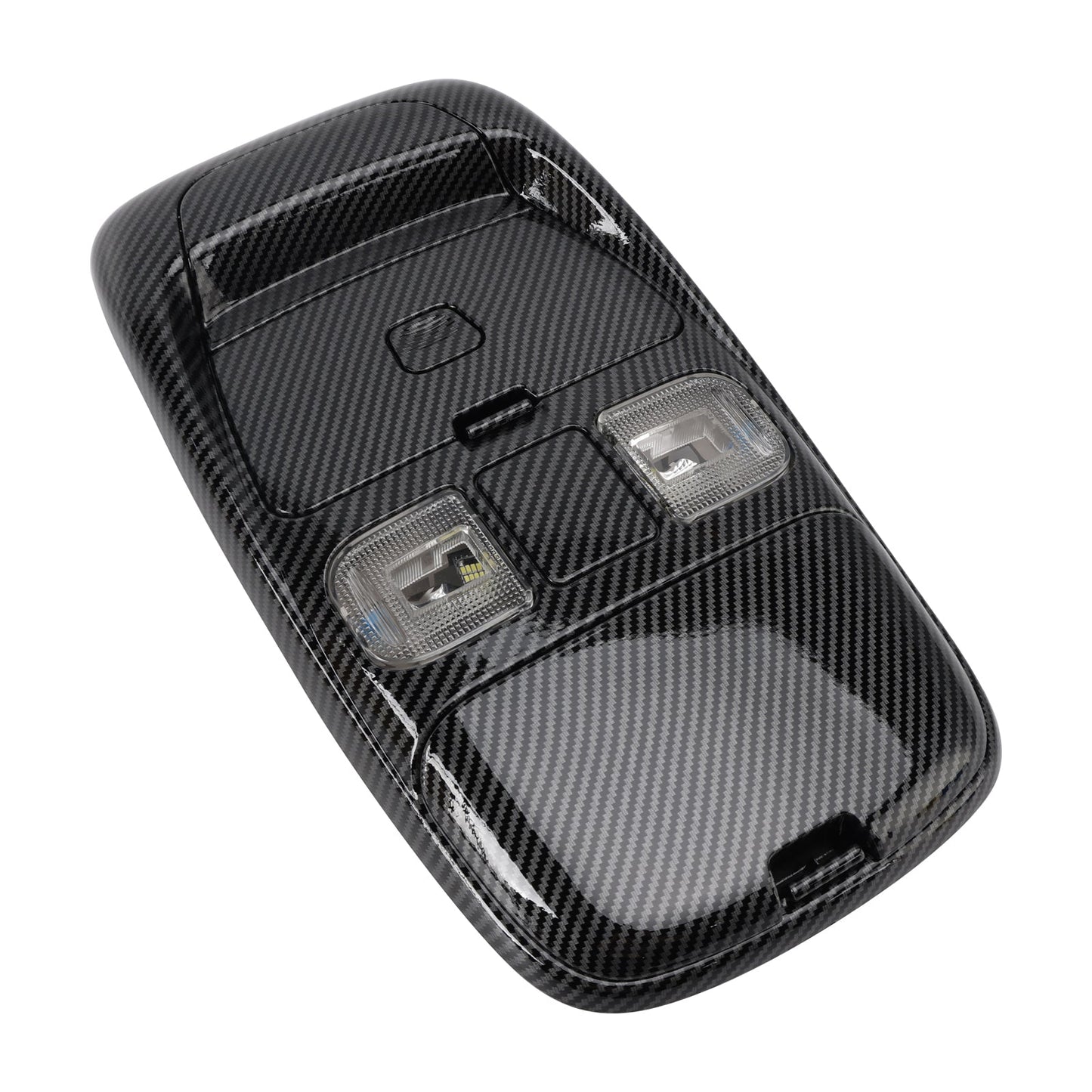 Console superiore anteriore a LED in carbonio per Dodge Ram 3500 1998-2002