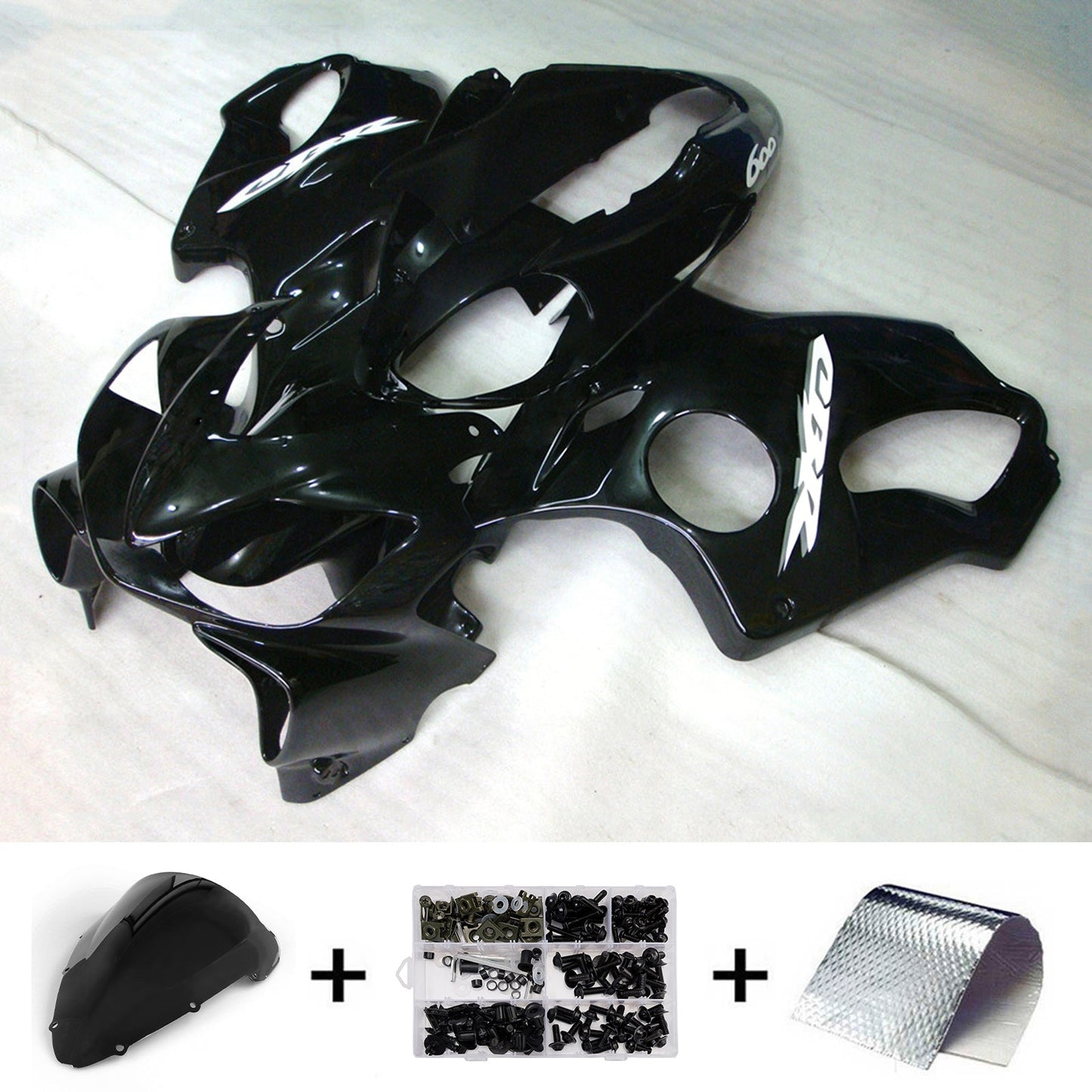 Kit di carene in plastica ABS stampate a iniezione per Honda CBR600 F4i 2004-2007