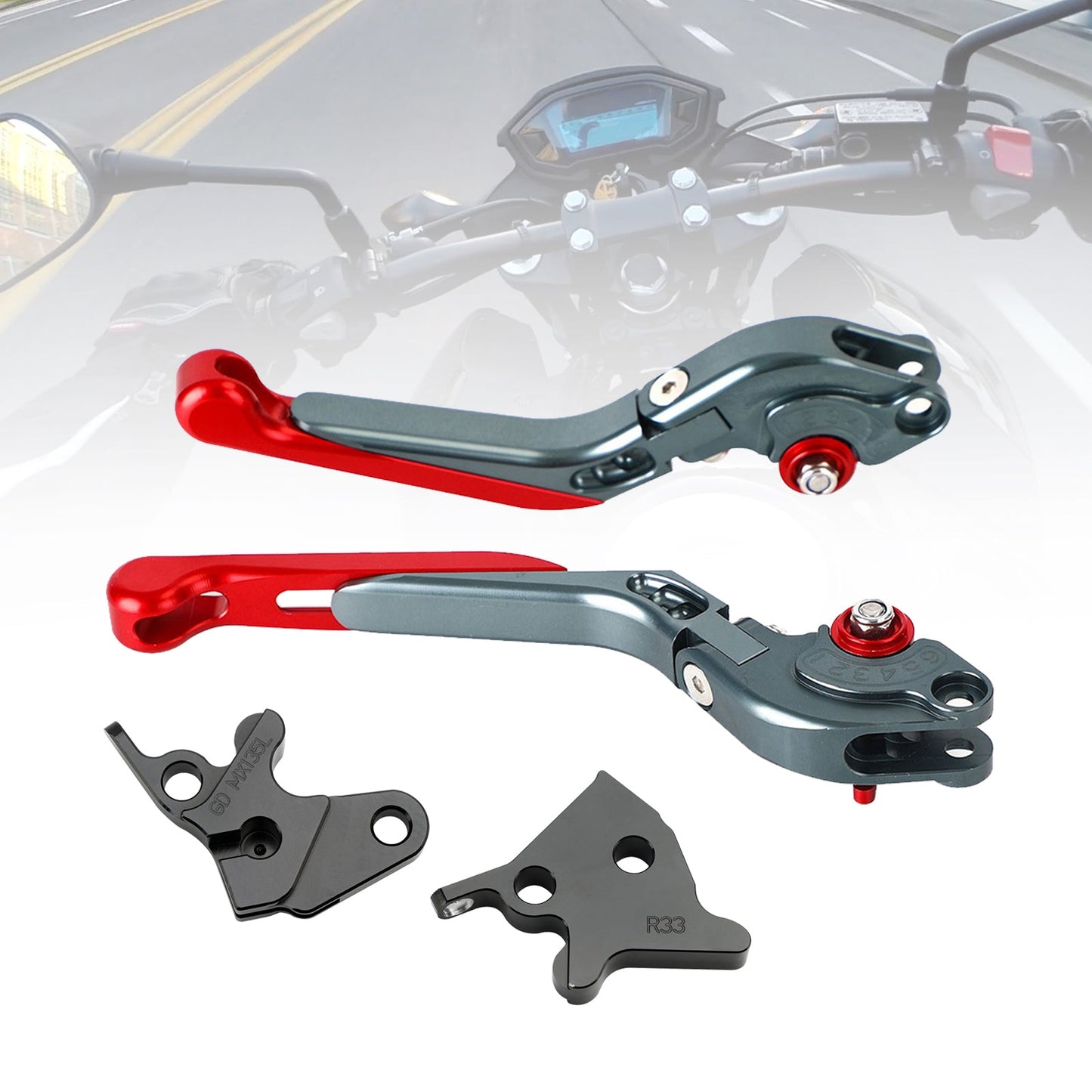 Leva freno frizione regolabile YAMAHA YBR125 2005-2014