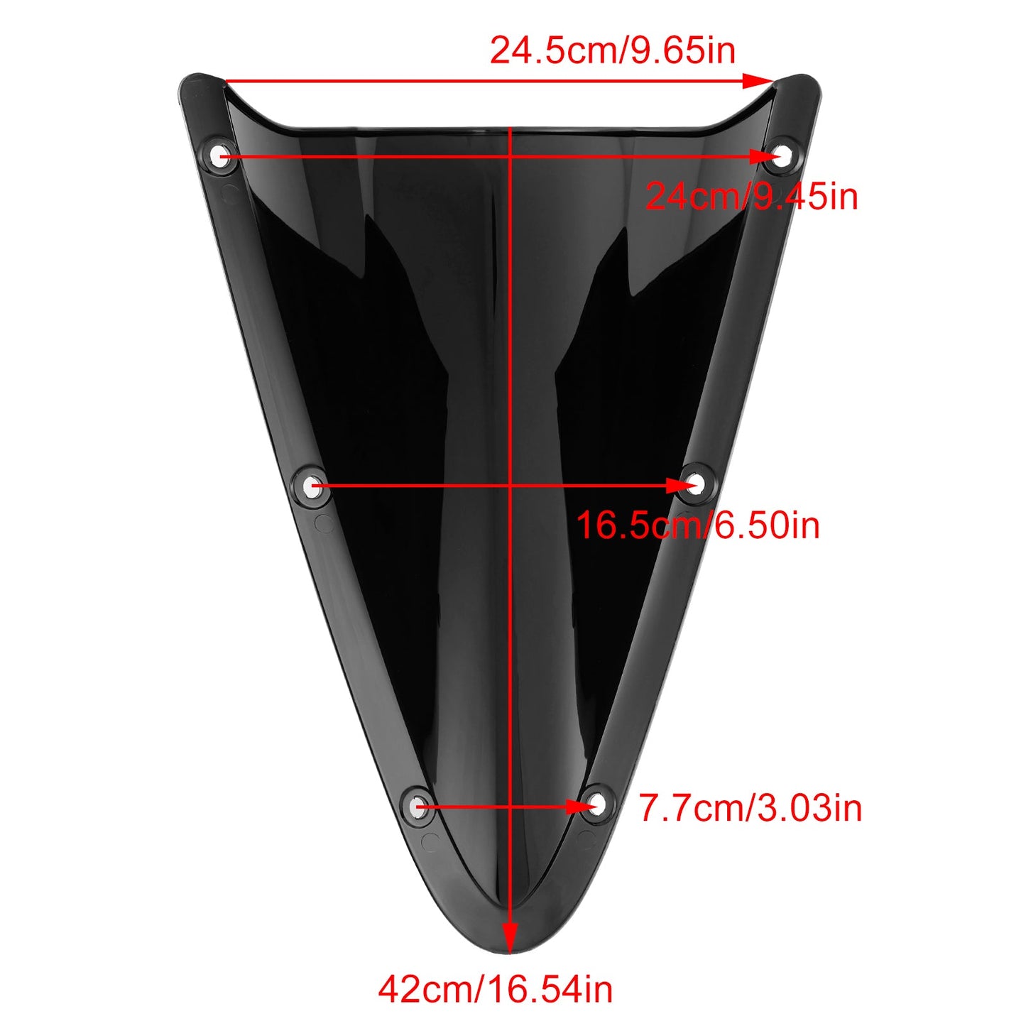 Parabrezza per parabrezza moto ABS YAMAHA R125 2014-2018