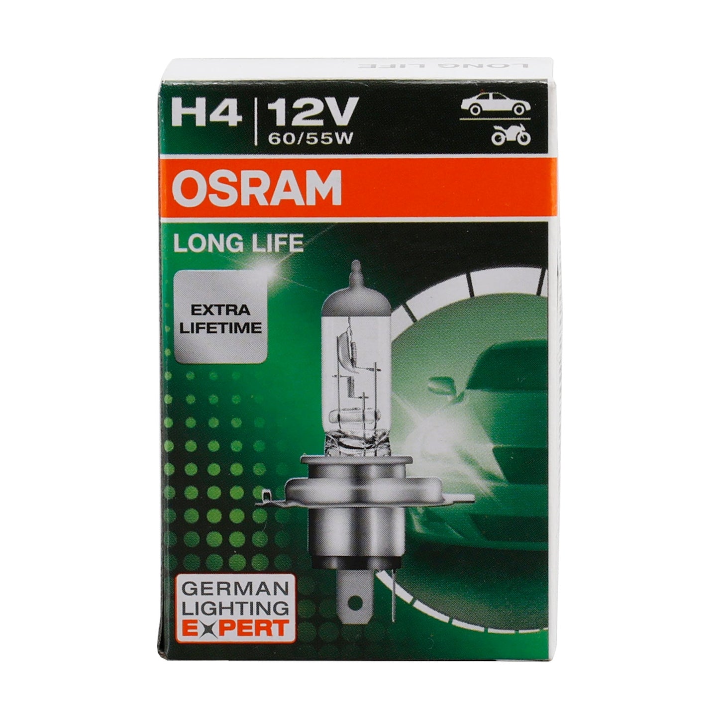 Faro auto Longlife H4 64193L 12V 60/55W per OSRAM