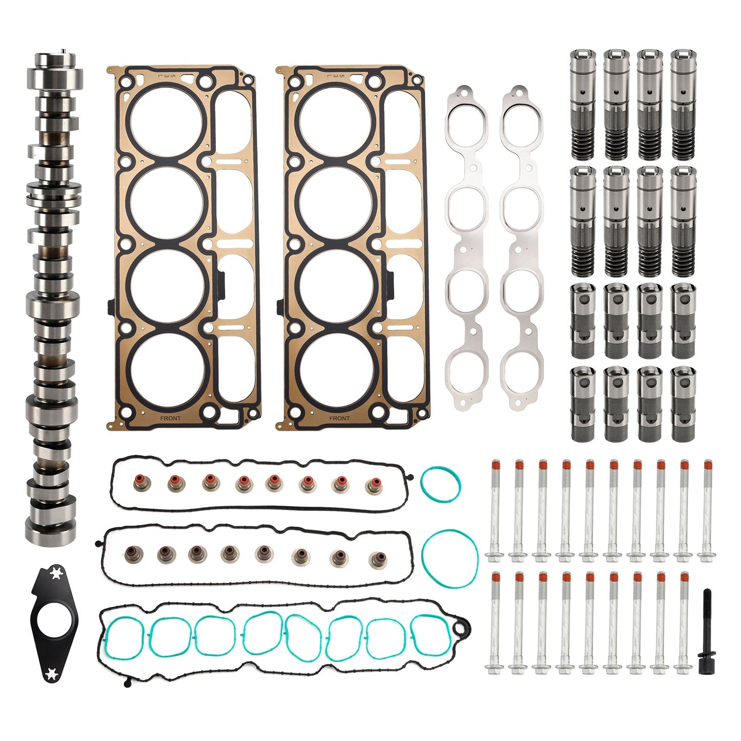 Kit punterie albero a camme AFM per Chevy 5.3L L82 L83 L84 L8B 2014-2022, codici 12619823 e 12619820.