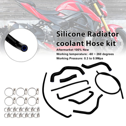 Kit di tubi flessibili in silicone per il liquido di raffreddamento del radiatore per Suzuki GSX-S750/Z 2017-2025