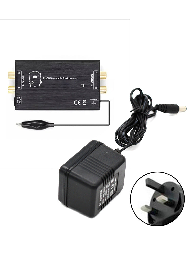 Preamplificatore Phono T11 Preamplificatore Phono MM Preamplificatore Giradischi Preamplificatore Fonografo Stereo