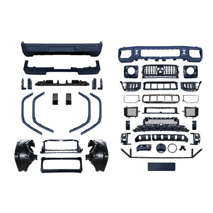Kit carrozzeria e paraurti in stile AMG per Mercedes Benz W464 (modelli 2019-2023), compatibile con modelli W465 e G63 (modelli 2013-2023).