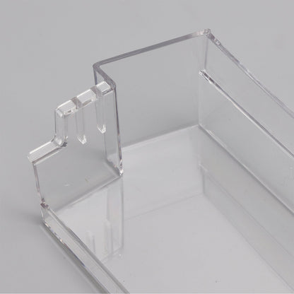 2 ripiani per frigorifero, grigi trasparenti, per porta centrale o superiore, 306 mm, compatibili con Dometic Caravan 289072710