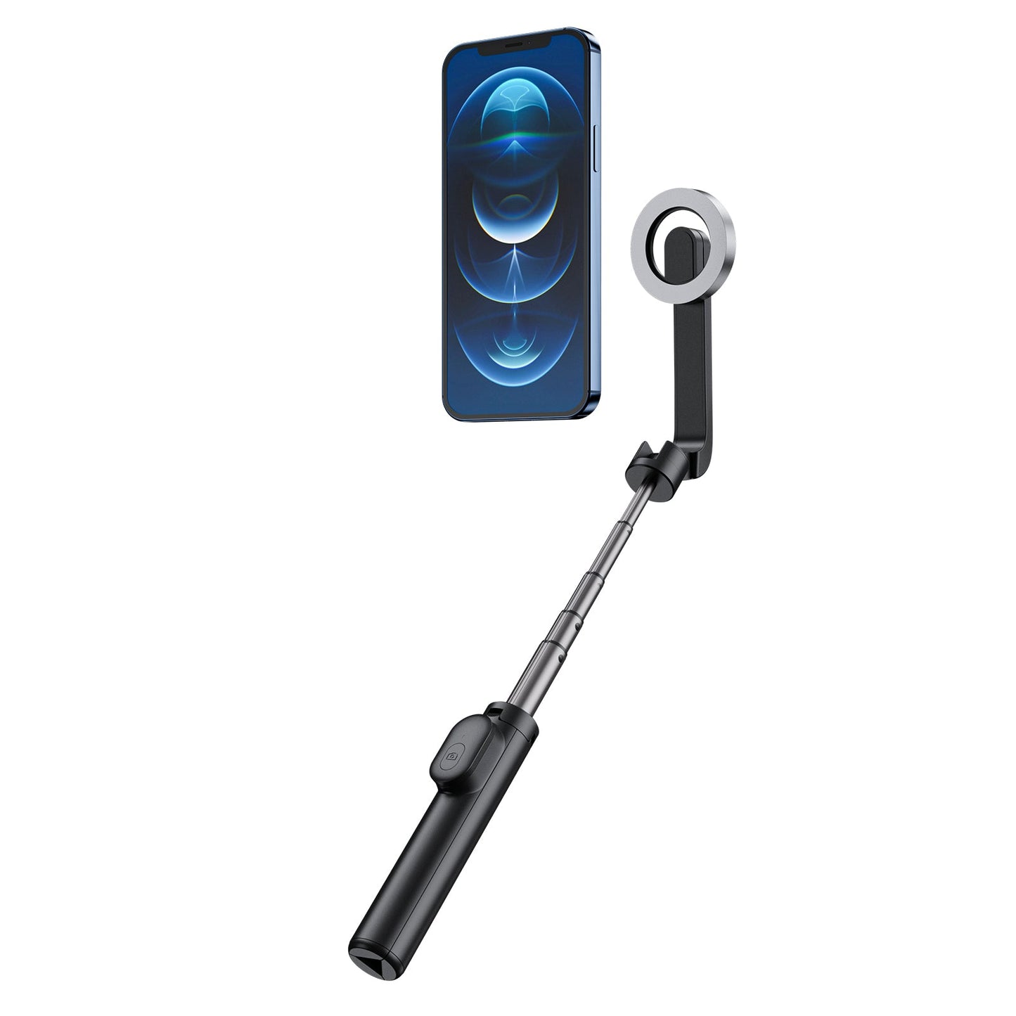 Mini bastone per selfie magnetico per telefono cellulare Magesafe Bluetooth in lega di alluminio con treppiede
