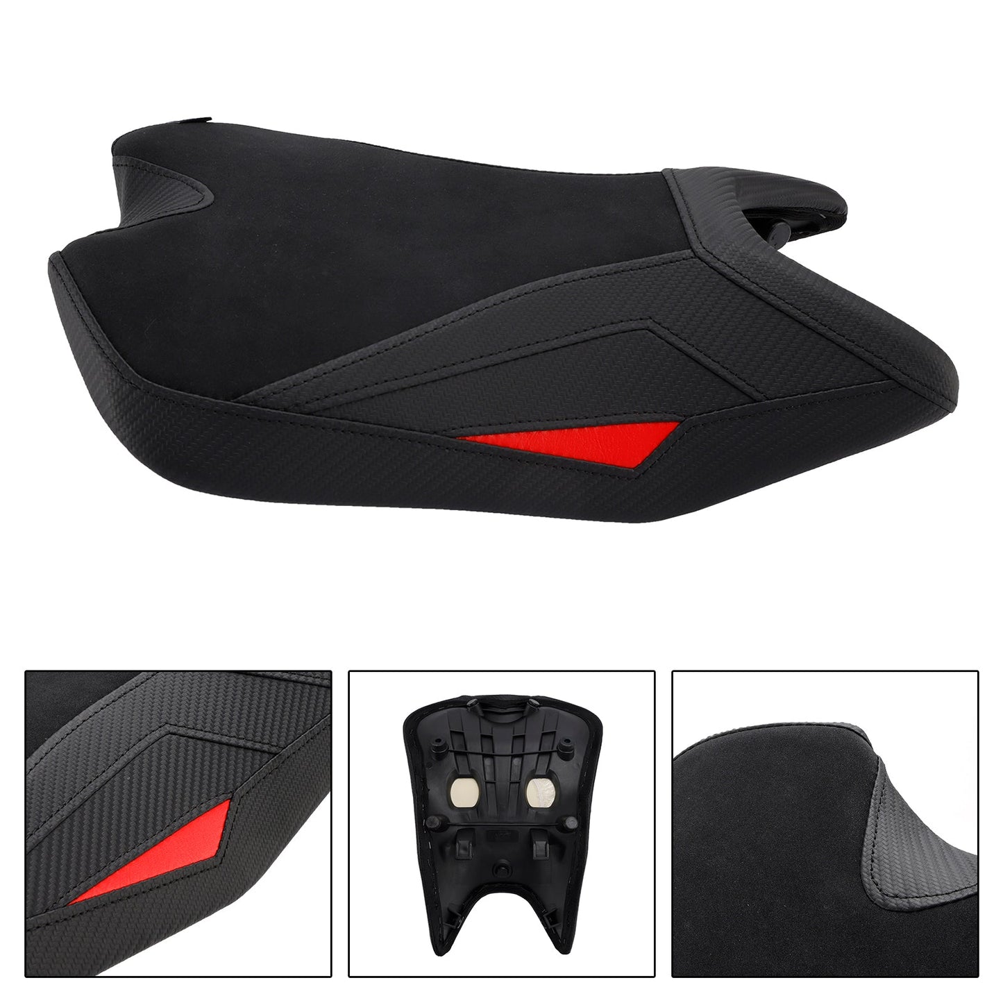 Cuscino Raider per sedile anteriore conducente Aprilia Rs457 Rs 457 2024-2025 nero