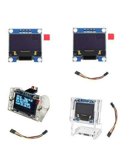 Modulo display OLED da 0,96 pollici Raspberry Pi 4B con display informativo IP per hard disk