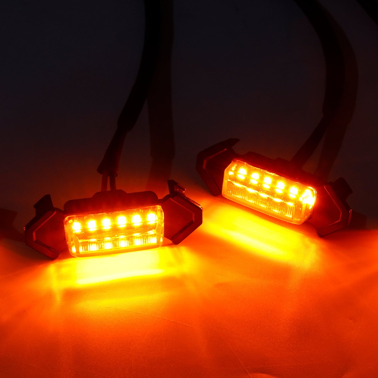 Kit luci LED per griglia anteriore Toyota Tacoma con lente gialla e luce ambra PT228-35170 2016-2023