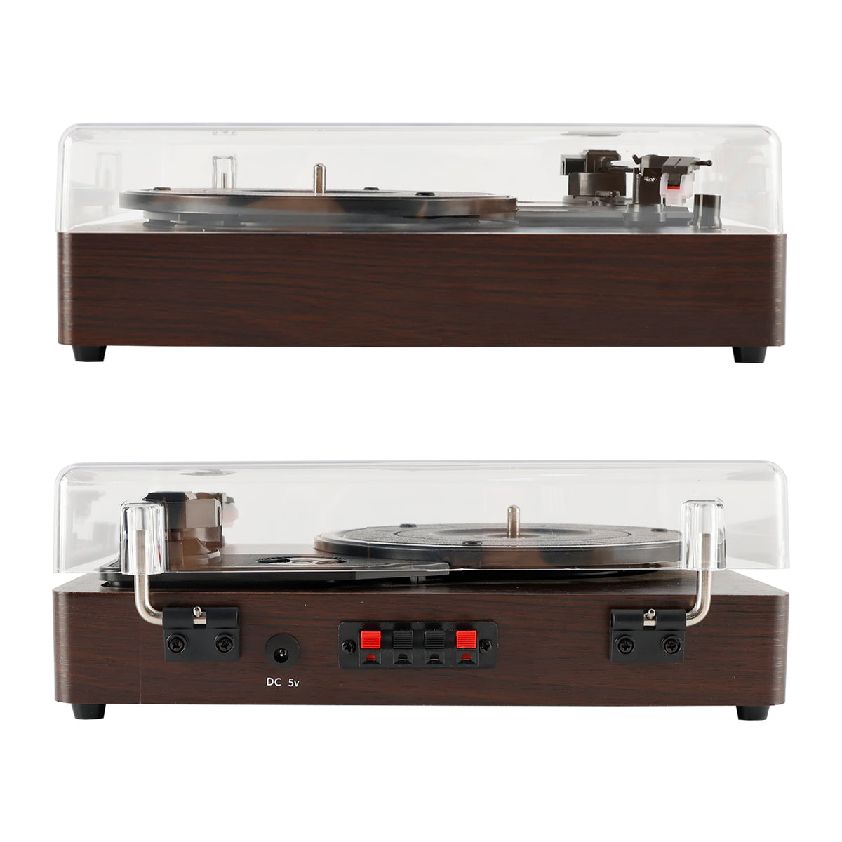 Retro Giradischi decorativo a 3 velocità Split Bluetooth Giradischi in vinile