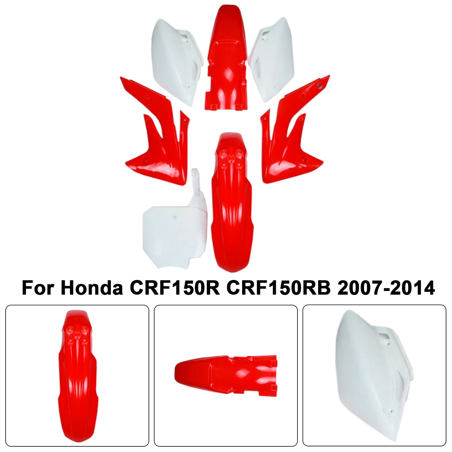 Kit di plastica per carrozzeria Honda CRF150R/RB 2007-2014, carenatura parafango