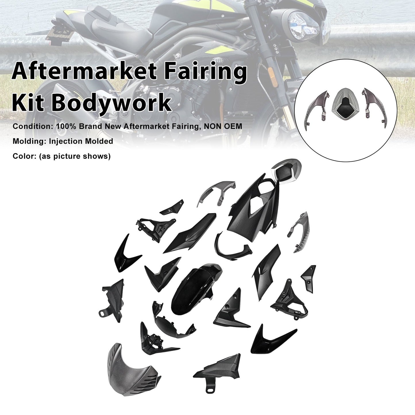 Kit di carene iniettabili per Street Triple 765 R/RS 2020-2022