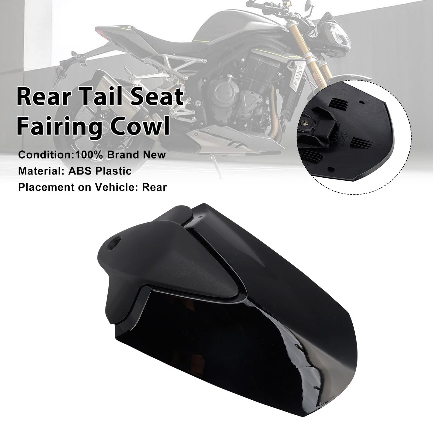 2021-2024 Per Speed Triple 1200 RS Copertura cupolino posteriore sella