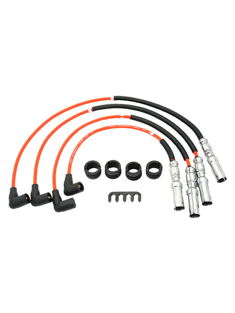 Kit cavi candela da 8 mm 063905431A per VW Beetle Bora Golf GTI Jetta 2.0L
